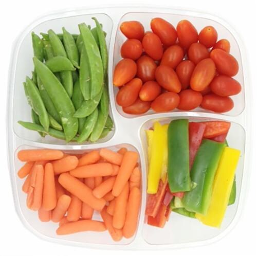 Garden Veggie Tray Perspective: front