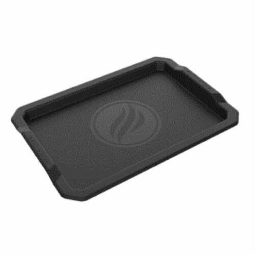 Blackstone 8075107 13 in. x 19 in. Plastic Serving Tray, Black