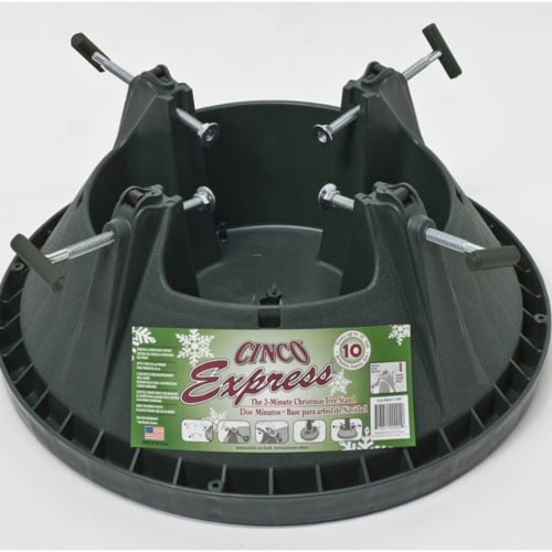 Cinco Express® Christmas Tree Stand - Green Perspective: front