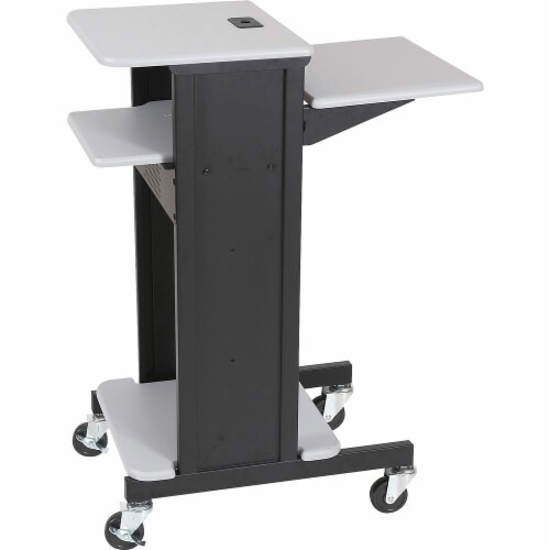 MooreCo 3-Shelf Presentation Cart - 2 x Shelf(ves) - 4.8 MooreCo 3-Shelf Presentation Cart - 2 x Shelf(ves) - 4.8
