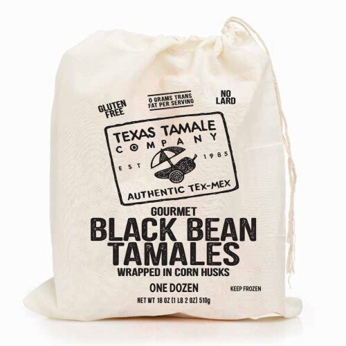 Texas Tamale Company Black Bean Tamales Perspective: front
