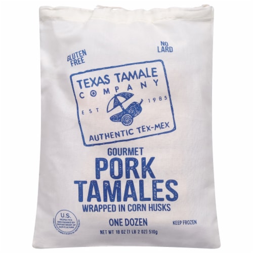 Texas Tamale Company Gourmet Pork Tamales Perspective: front