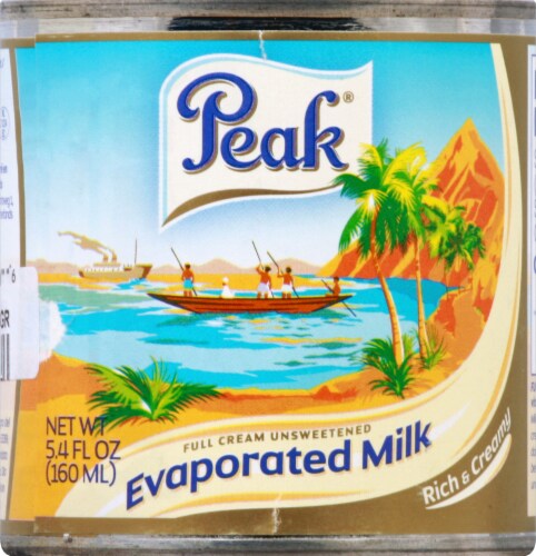 Peak Unsweetened Evaporated Milk Perspective: front