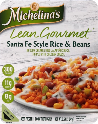 Michelina's Lean Gourmet Santa Fe Style Rice & Beans Perspective: front