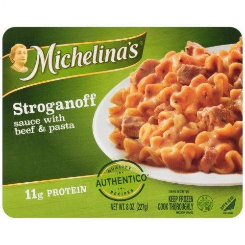 Michelina's Stroganoff with Beef & Pasta Perspective: front