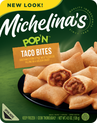 Michelina's® Taco Bites Frozen Meal Perspective: front