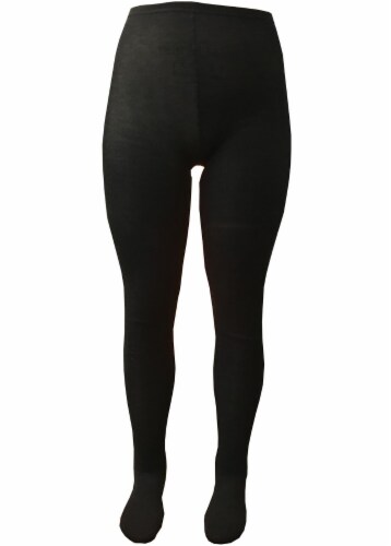 Legale Footed Sweater Cable Tights - Black Perspective: front