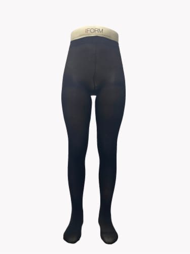 Legale 80D Control Top Tights - Black Perspective: front