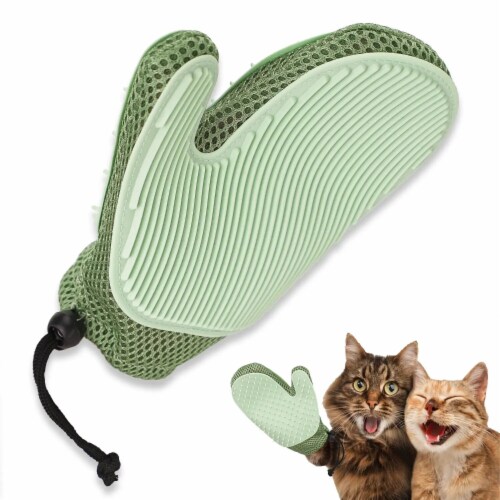 Pet Hair Remover Glove for Dogs Cats Grooming Brush Mitt for Shedding ONE SIZE King Soopers