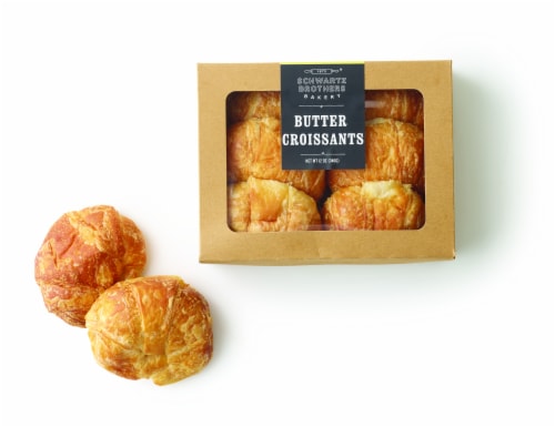 Schwartz Brothers Bakery® Butter Croissants Perspective: front