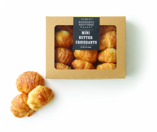 Schwartz Brothers Bakery® Mini Butter Cocktail Croissants Perspective: front