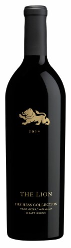 Hess Collection The Lion Cabernet Sauvignon California Red Wine Perspective: front