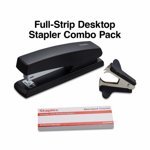 Swingline Standard Full Strip Desk Stapler, 15-Sheet Capacity, Black  (54501)