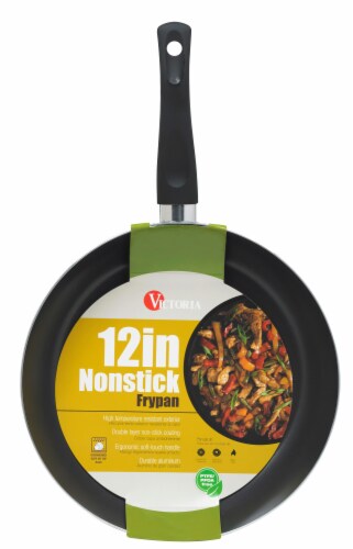 Victoria Soft Touch Handle Nonstick Fry Pan Perspective: front