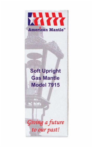 American Mantle 7915 Uprigh Gas Lantern Mantle Perspective: front