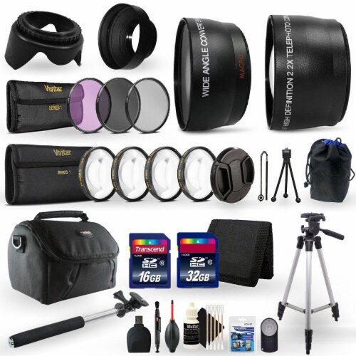 bryllup køn Feasibility 48gb Top Accessory Kit For Nikon D7100 Digital Slr Camera, 1 - Metro Market