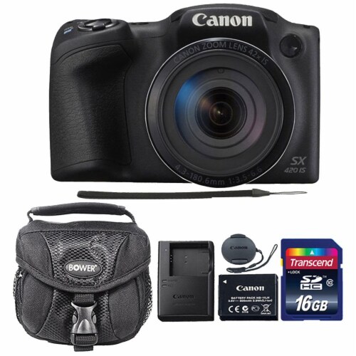 Canon Powershot Sx420 Is Digital Camera Black With Accessories, 1 Kroger