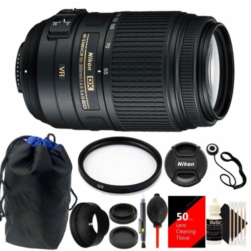Nikon Af-s Dx Nikkor 55-300mm F4.5-5.6g Ed Vr Lens 58mm Uv Filter