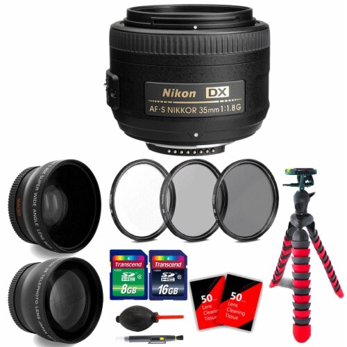 Nikon Af s Dx Nikkor mm F.8g Lens With Top Accessory Kit For