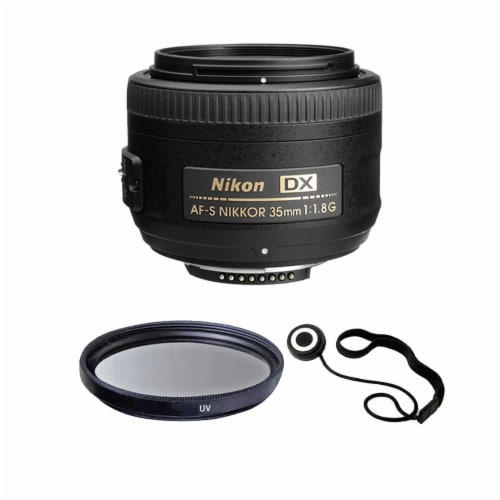 Nikon 35mm F/1.8g Af-s Dx Lens With Accessories For Nikon Digital