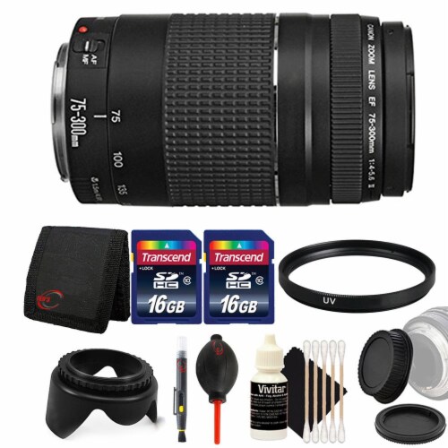 Canon Ef 75 300mm F 4 5 6 Iii Lens With Accessories For Canon 750d 760d And 1300d 1 Food 4 Less