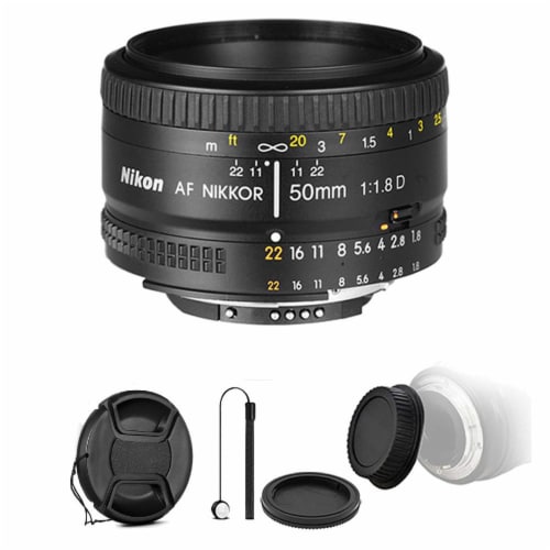 Nikon Af Nikkor 50mm F/1.8d Lens For Nikon Dslr Cameras And