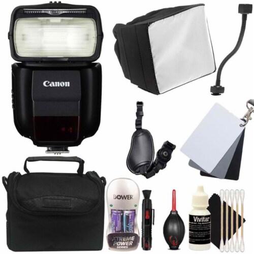 Canon Speedlite 430ex Iii-rt Flash With Accessory Kit For Canon T6