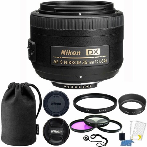 Nikon Af-s Dx Nikkor 35mm F/1.8g Lens + 52mm Top Value, 1 - Fred Meyer