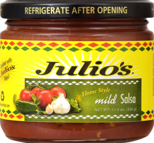 Julio's Home Style Mild Salsa Perspective: front