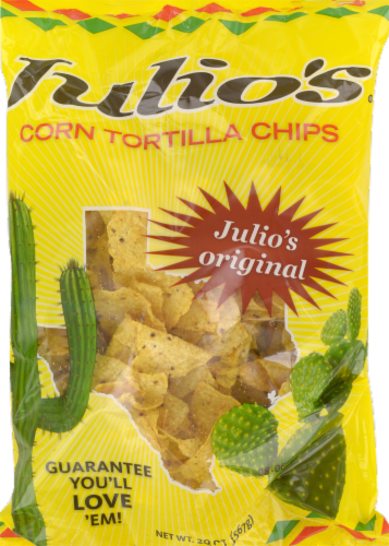 Julios Original Seasoned Tortilla Chip Perspective: front