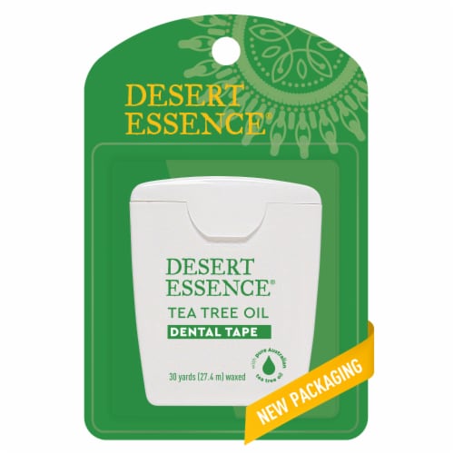 Desert Essence® Tea Tree Oil Dental Tape Perspective: front