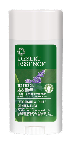 Desert Essence Tea Tree Oil Deodorant with Lavender Oil Perspective: front