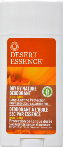 Desert Essence Dry By Nature Deodorant Perspective: front