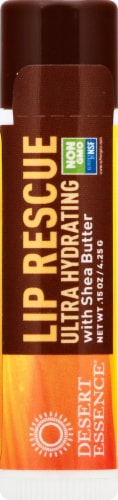 Desert Essence® Shea Butter Lip Rescue Lip Balm Perspective: front