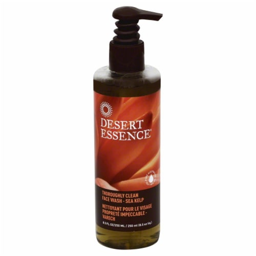 Desert Essence Thoroughly Clean Sea Kelp Face Wash Perspective: front