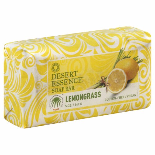 Desert Essence Lemongrass Soap Perspective: front