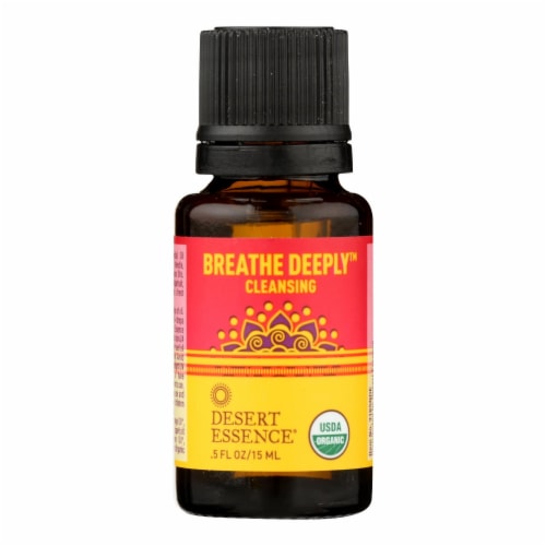 Desert Essence® Breathe Deeply™ Cleansing Organic Essential Oil Perspective: front