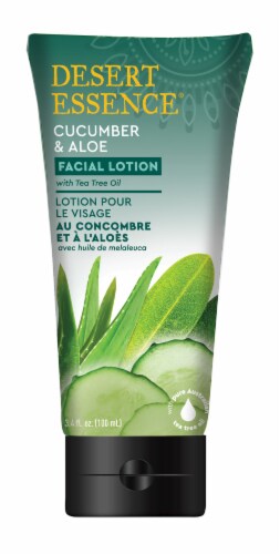 Desert Essence Cucumber & Aloe Facial Lotion Perspective: front