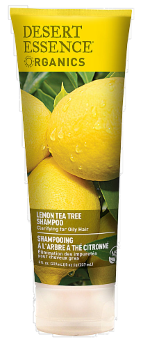 Desert Essence Lemon Tea Tree Shampoo Perspective: front