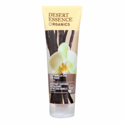 Desert Essence® Organics Uplifting Body Wash Spicy Vanilla Chai Perspective: front