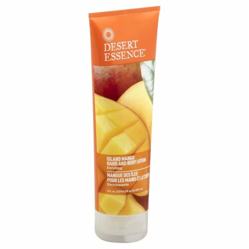 Desert Essence Island Mango Had Body Lotion Perspective: front