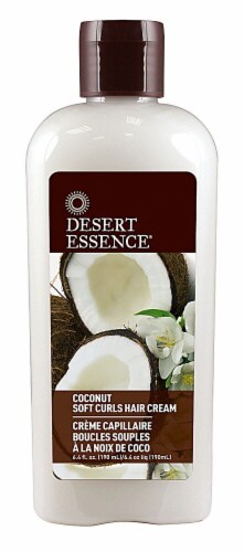 Desert Essence Coconut Soft Curls Hair Cream Perspective: front