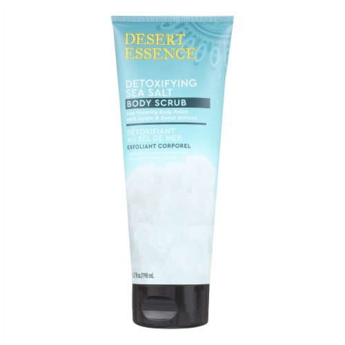 Desert Essence Detoxifying Sea Salt Body Scrub Perspective: front