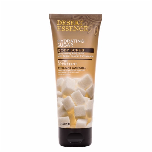 Desert Essence Hydrating Sugar Body Scrub Perspective: front