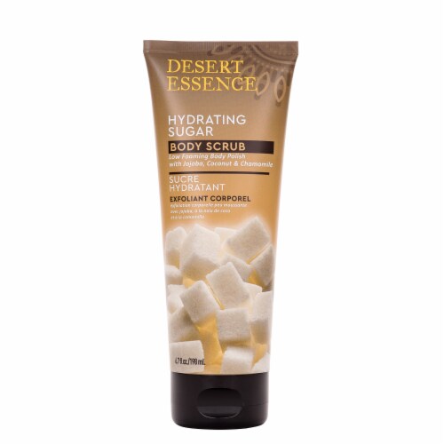 Desert Essence Hydrating Sugar Body Scrub Perspective: front