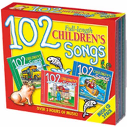 Twin Sisters TW836CD 102 Children s Songs 3-CD Perspective: front