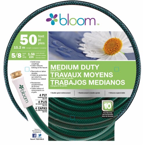 Bloom Medium Duty Hose - Classic Green Perspective: front