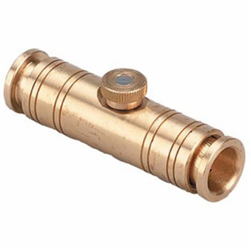 Orbit Brass Misting Slip-Lok Tee 1 pk - Total Qty: 1; Each Pack Qty: 1 Perspective: front