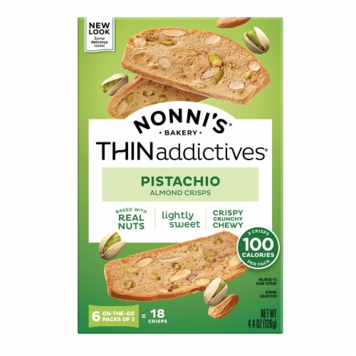 nonni's thinaddictives pistachio almond thins