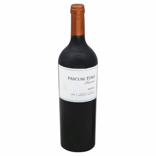 Pascual Toso Malbec Reserve Perspective: front